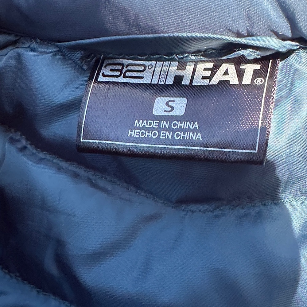 32 Degrees Blue and Black Quilted Jacket
